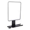 Shower Mirror Touch Control 3 Color Lights No Drilling Installation Water Proof Fogless Shower Mirror for Bathroom Black