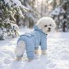 Winter Warm Pet Coat Dogs - Thick Graphene-Infused Fleece Jacket Waterproof Windproof 4-Leg Design