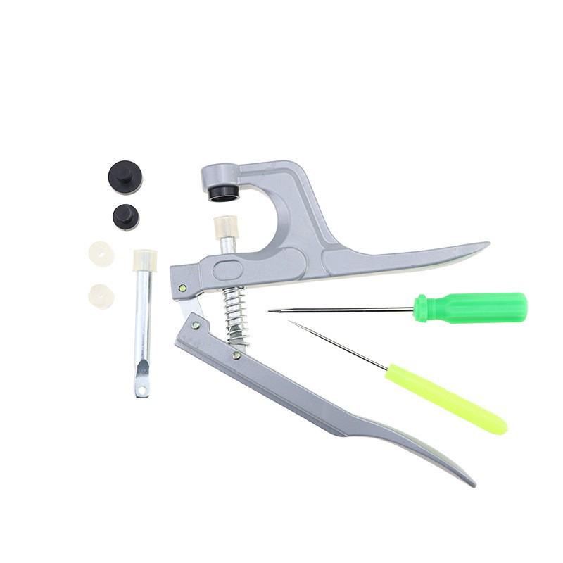 Kit de scule pentru nasturi cu capse: Set Bază Rivet & Perforator pentru Butoni Snap 633/655/831/201
