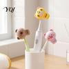 Bathroom Countertop Decoration Cute Animal Toothbrush Protective Cover, Dust-proof Breathable Case, Travel Case Lightweight Portable Accessories
