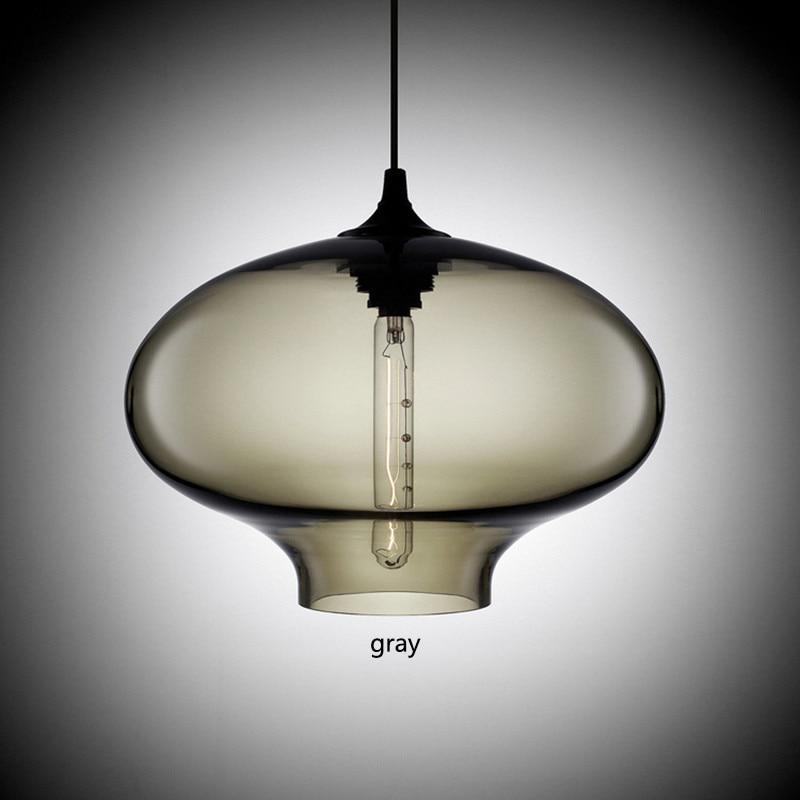 Modern Minimalist Glass Chandelier E27/E26 LED Living Room Kitchen Clothing Store Loft Balcony Lighting