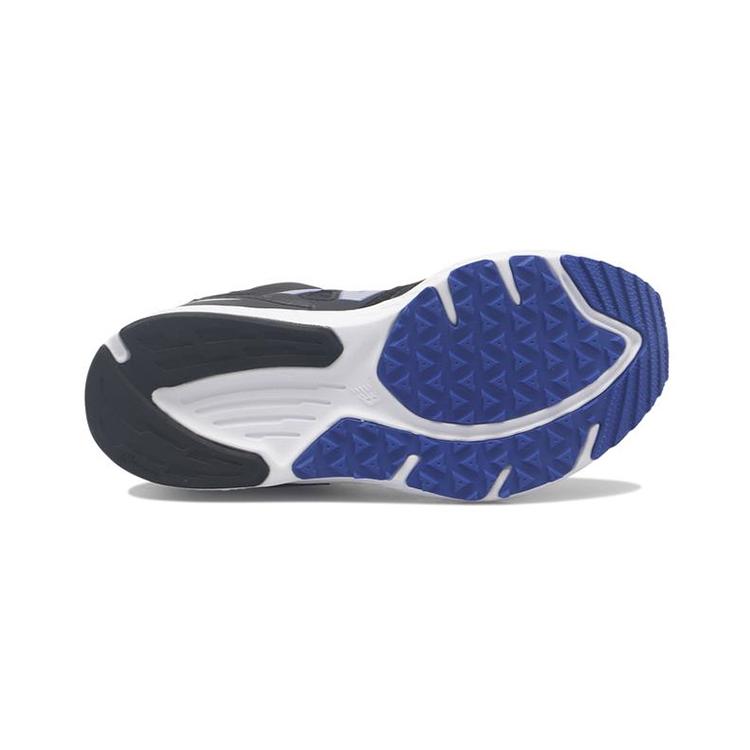 New Balance NB Hanzo V K1 Textile, Synthetic Leather Low top Kids' Running Shoes Black Blue Children Aged 3 7 Years Old PXHANVK1