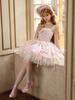 Lolita JSK Jumper Skirt Dress Lace Tiered Ribbon Frill Dress Clothing Palace Style Forest Girl Cute Sweet Princess Young Lady Idol Elegant Costume