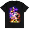 JoJo's Bizarre Adventure Shirt Anime Mode Trend T-shirt Unisex Tops met korte mouwen Tiener Fans Cadeaus Zwart T-shirt(5)