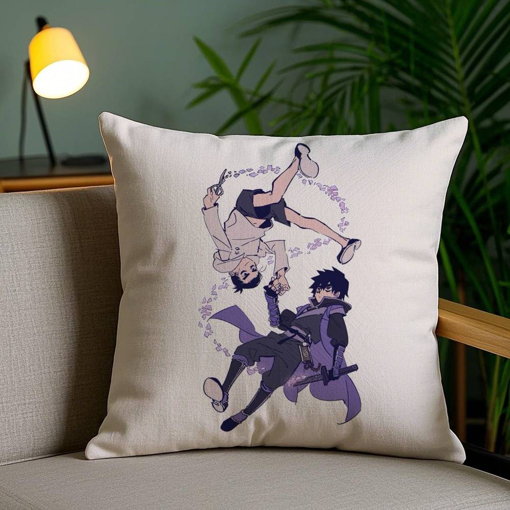 S-Scissor Seven Pillow Case Office Sofa Dorm Chair Back Short Plush Double-sided Printing Home  Cushion Cover