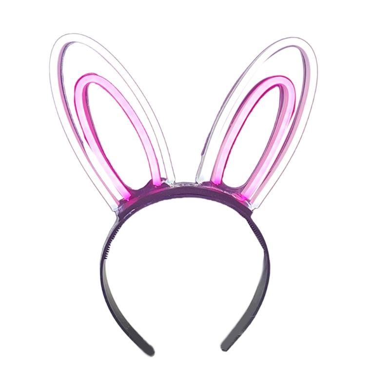 LED Glowing Hairband For Parties With Color Changing Lights And Comfortable LED Costume Props Role Play Birthday Party