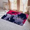 Anime F Fire Force Floor Mat Eco  Flannel Doormat Non Slip Odorless Indoor Floor Rug Soft Short Plush Home Mat