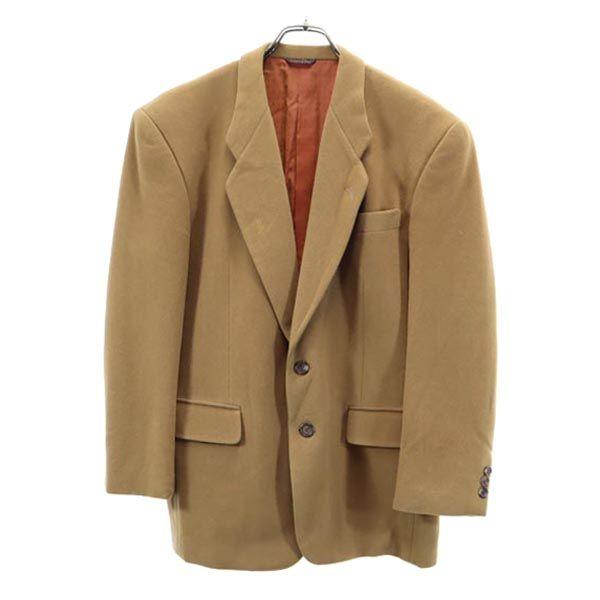 

santa fe Смесовый кашемировый пиджак приталенного кроя Коричневый Мужской Б/у
