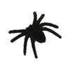 3PCS Simulation Halloween Spider Ornaments - Realistic 3D Flocking Plush Artificial Spiders For Party Scary Decorations