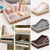 Creative Multicolor Storage Basket Multi-porpose Flower Pattern Storage Tray Weaving Multi-size Storage Box Home Decoration