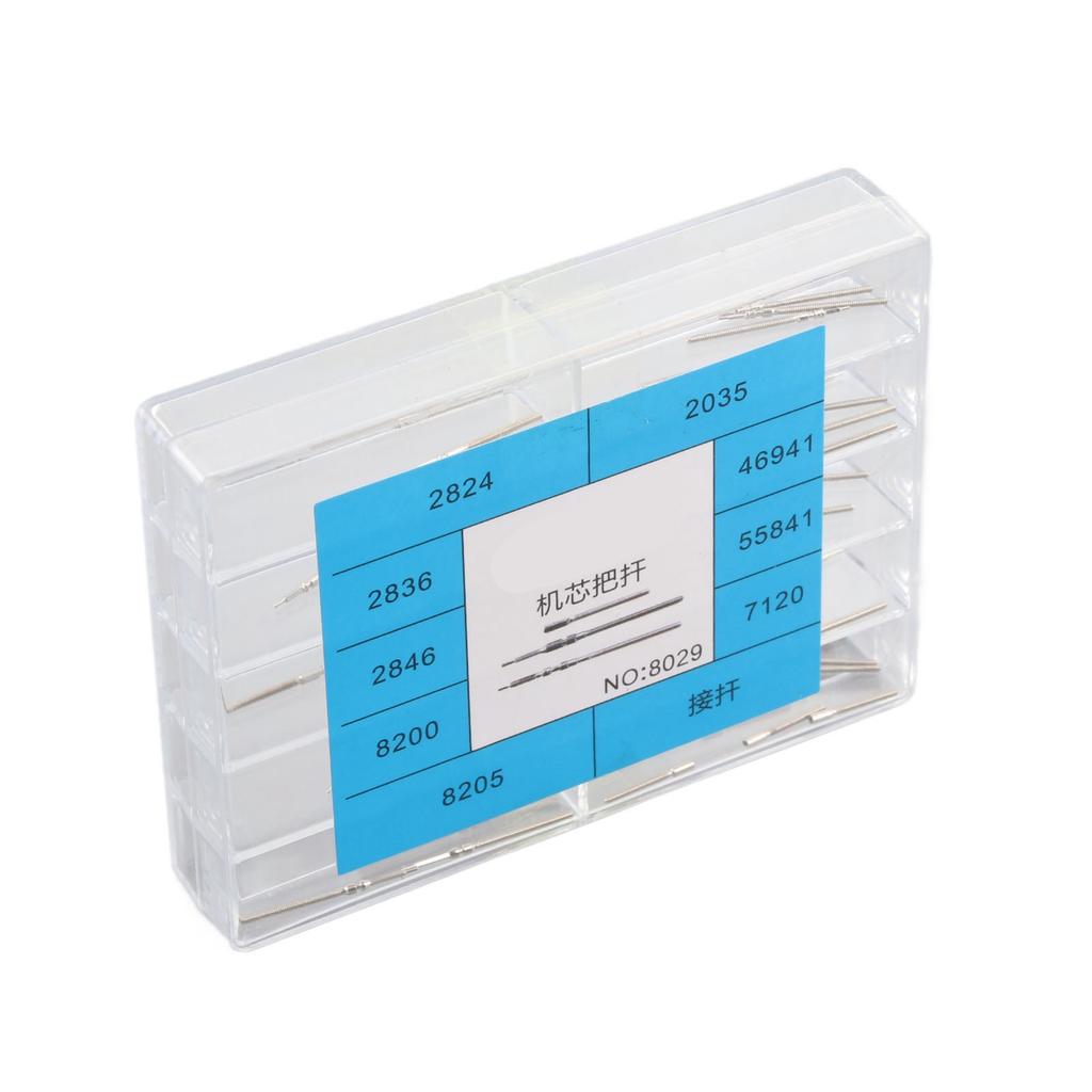 Stahovací korunky Nerezová ocel Prodlužovací tyčinka pro náramkové hodinky Sada pro strojek 2824 2836 2846