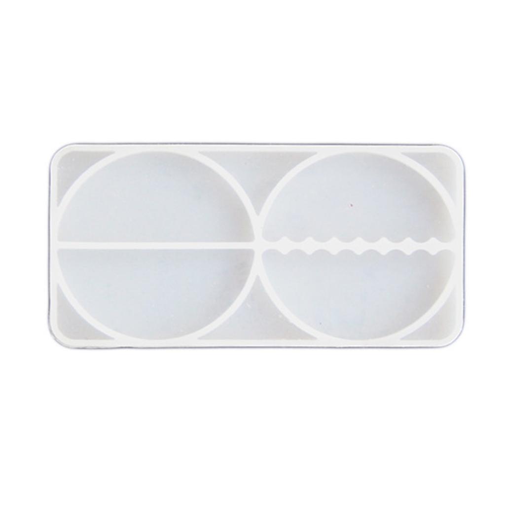 Flexible Silicone Mold for Water Bottle Name Plate Epoxy Resin Nameplate Making Mould for Students and Office Workers