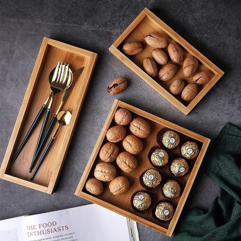 Multipurpose Bamboo & Wood Serving Trays