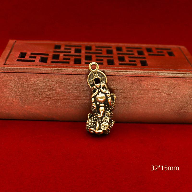 

1 шт. Брелок-подвеска с талисманом мифического китайского животного, Подвеска, Украшение Фэн-шуй, Подвеска для рюкзака, Подарок