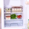 Food Preservation Refrigerator Plastic Storage Box Freezer Container with Lid