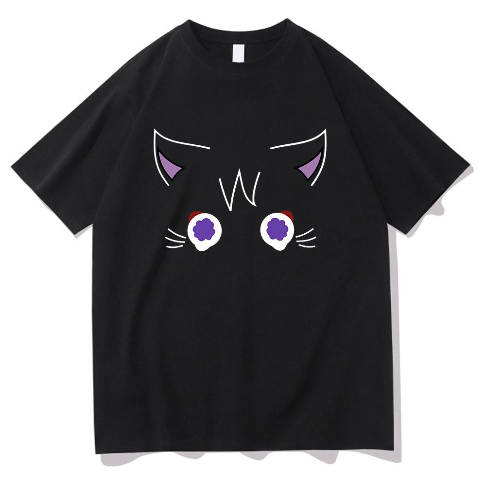 

Genshin Impact Scaramouche Cat T Shirt Funny UnisexWomen Clothing Harajuku Summer Fashion Tops Vintage Unisex Graphic T Shirts M