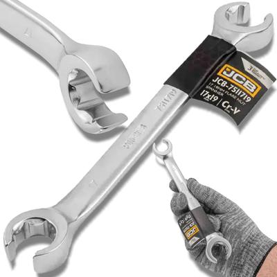 JCB 17x19mm Split Ring Spanner 2-sided Cr-V 6-point