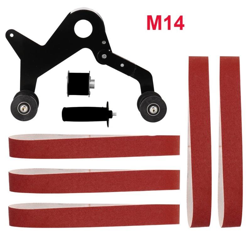 M14/M10 Iron Angle Grinder Sanding Belt Adapter Accessories of Sander Sanding Machine Grinding Polishing Machine