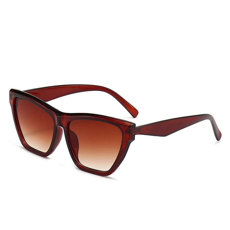 Vintage Cat Eye Square Sunglasses Y2K Girl Style Streetwear Essential Uv400 Protection Sunglasses 5604