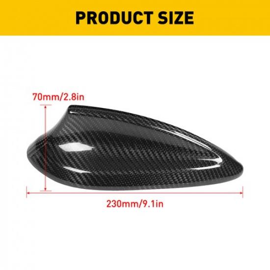 Antenna Cover Carbon Real Fiber Cap M3 Fit BMW F30 M4 F22 F80 F32 Roof Shark Fin