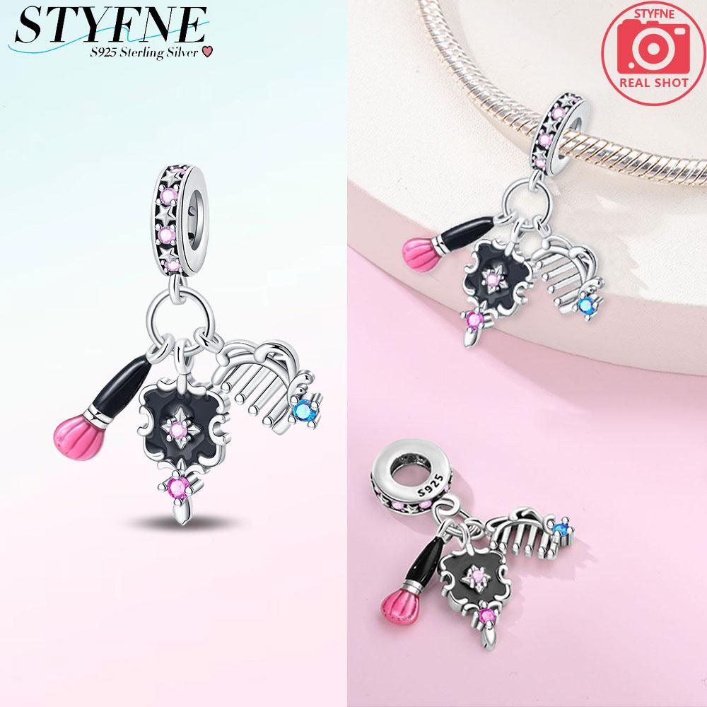 Comb, Makeup Mirror Charms Copper Original Beads Fit Originalcharms Bracelet Beads Jewelry Gifts For Women