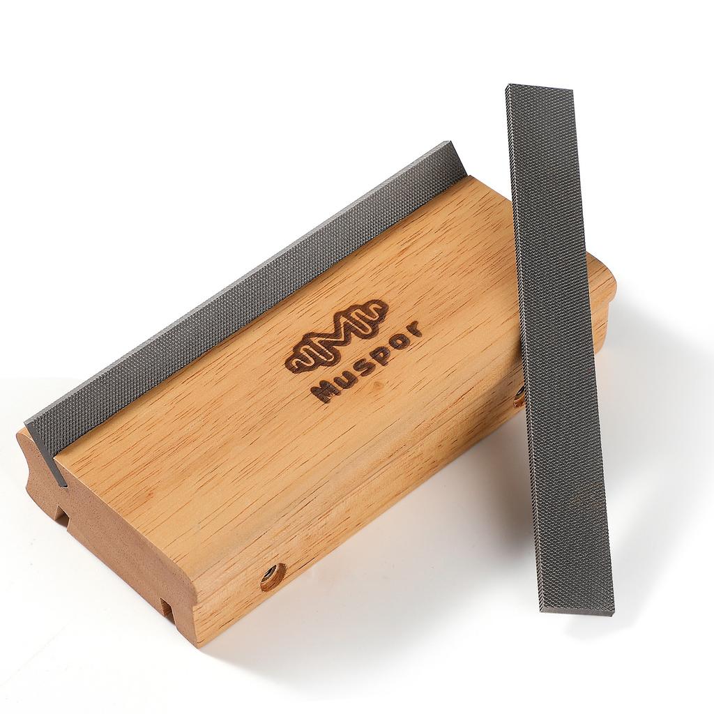3/23/35 Degree Fingerboard Bevel-Flush File 3 In 1 Fret End Trimming File Multi-Purpose Guitar Sanding File Polishing File Tool