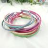 1 Set of 10 Pastel-toned Plain Wavy Matte Headbands