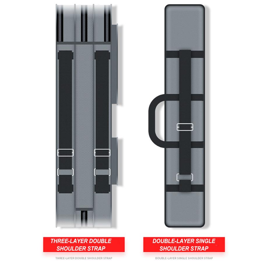 Stahldraht Rand Tragbare Angeln Tasche Mehrzweck Verdicken Wasserdichte Langlebige Fall Angelrute Tasche Angelgerät Tasche X277G