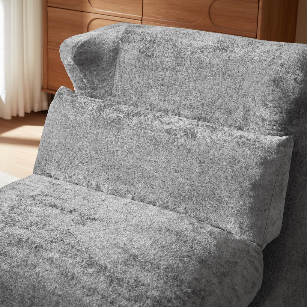 Boneless Sofa Combination Seat, Unique Shape, Suitable for Living Room and Bedroom, Can Be Converted from a Single Armchair To a Lounge Chair.