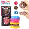 Neehoh Dohnut Non Edible Squish Squeeze Sensory Toy Frosting Swapple Donut Stretch Anti Anxiety Stress Relief Fidget TPR Toy