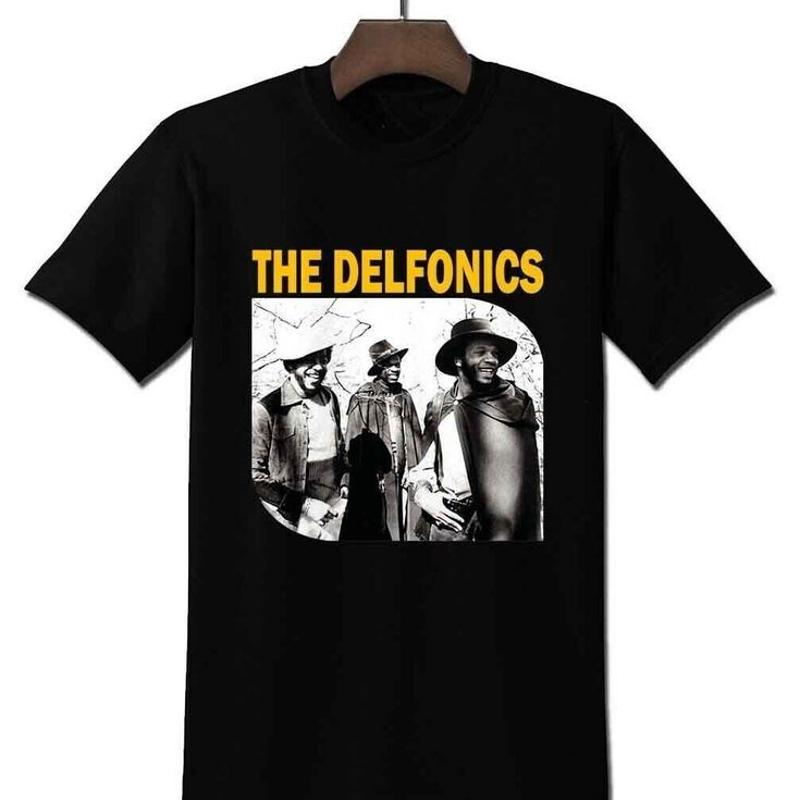 The Delfonics Band For Fans Cotton Black Full Size Ea0470 T shirt