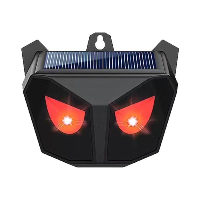 Solar-Powered Flashing Animal Repellent for Wild Boar, Rabbit, Wolf, Deer, and Weasel Deterrence