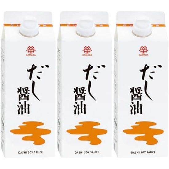 Salsa de Soja Dashi Kamata 500ml 3 botellas