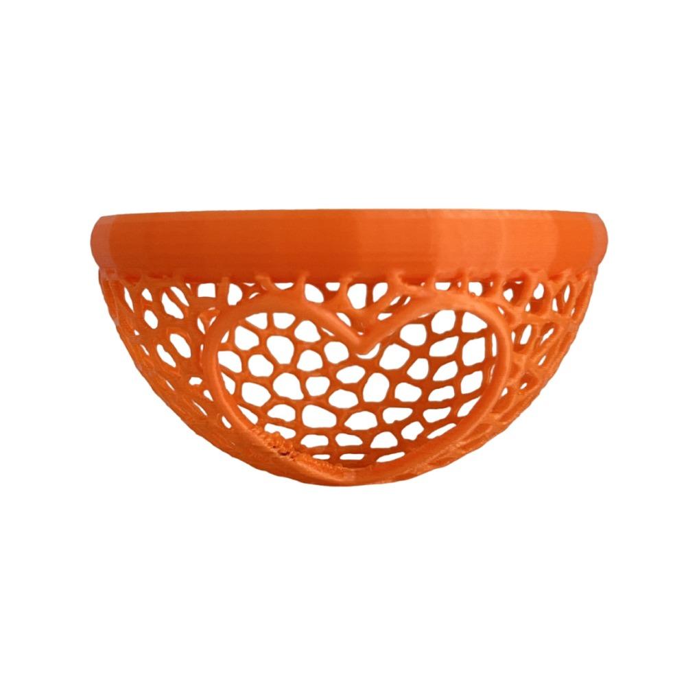 3-in-1 Aquarium Floating Cave 3D Printing Heart-shaped Hammock Feeding Ring & Resting Spot Safe Decorative Betta Cave