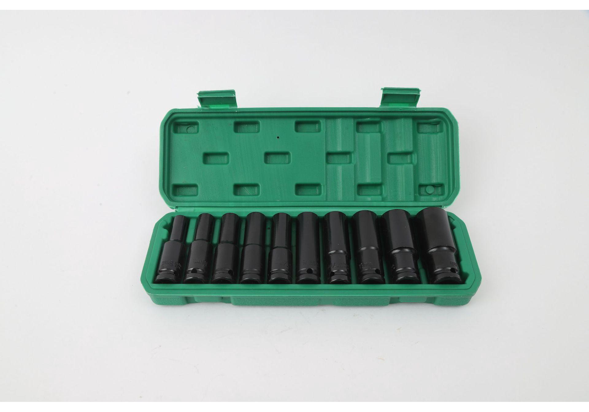 78mm Long Lithium Battery Pneumatic Socket Wrench 10-Piece Hex Set