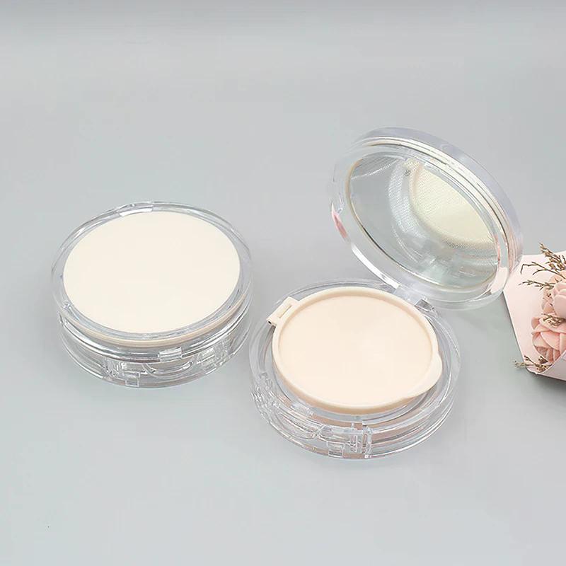 15g Empty Air Cushion Box with Sponge & Mirror, Portable Case for BB Cream Foundation
