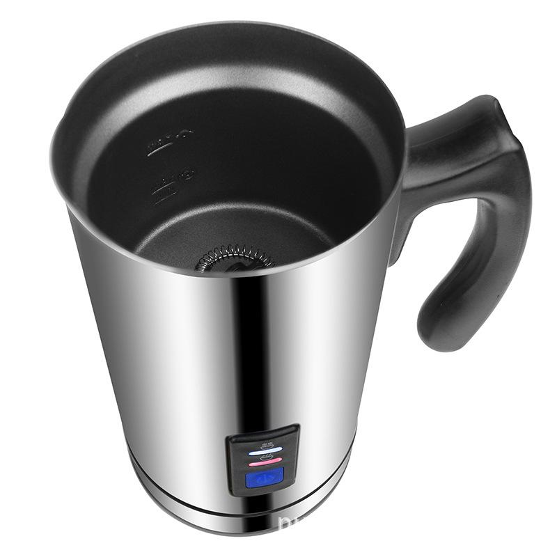 Milk Frother Electric Stainless Steel Automatic Milk Steamer for Coffee Cappuccino Hot Chocolates Hot and Cold Milk Frother Heater for Latte Frother