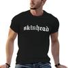 Camiseta Skinhead de Manga Corta de Algodón
