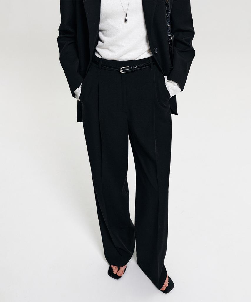 Lugkaeseuteu Elise Wide Slacks_Black