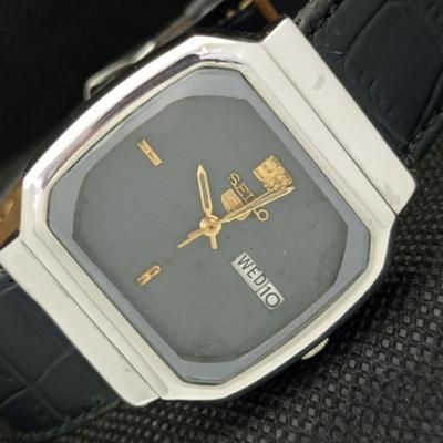 UŻYWANY VINTAGE SEIKO 5 AUTOMATYCZNY 6309A JAPONIA MĘSKI Z ORYGINALNĄ TARCZĄ ZEGAR a415764-2