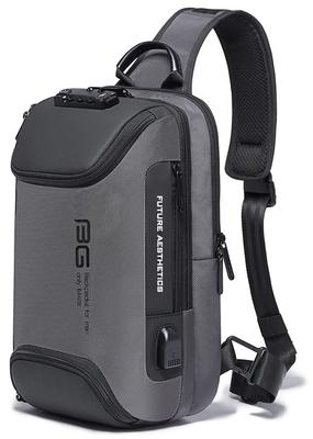 YESLAU Shoulder Large USB Charging Crossbody Fits Perfect for Commuting and Travel Men's Bag, Capacity, Waterproof, Anti-Theft, Port, Bag, Popular,