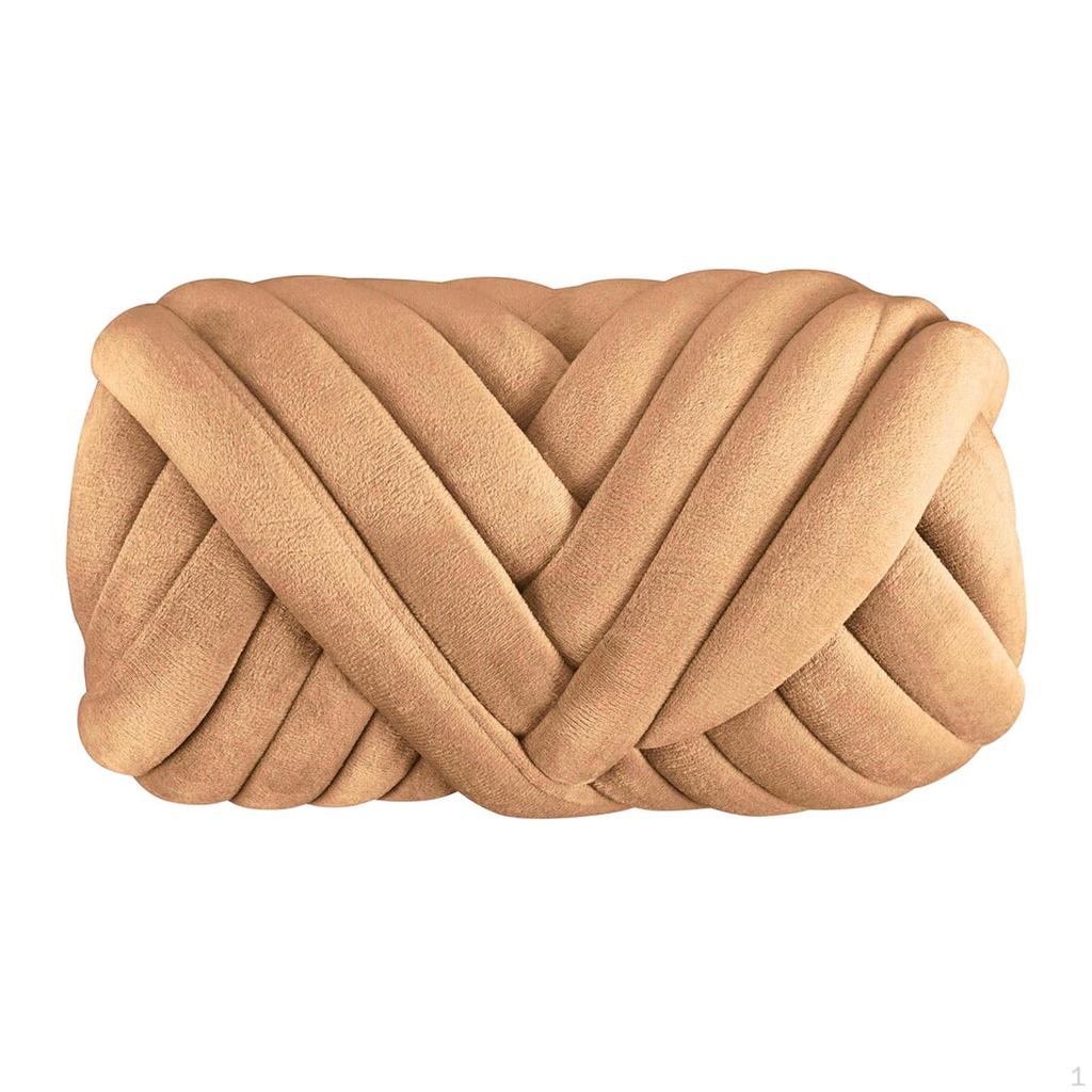 Polyester Chunky Yarn Arm Knitting Crochet Hook 250G Bulky for Macrame DIY Cushion