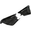 Motorcycle Side Wind Fin Motorcycle Side Spoiler Front Fairing Aerodynamic Winglets for Z900 Z1000 (Marble Grain)