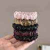 Minimalist leather small intestine headband with feminine temperament low ponytail tied hair rope bun head rubber band headband
