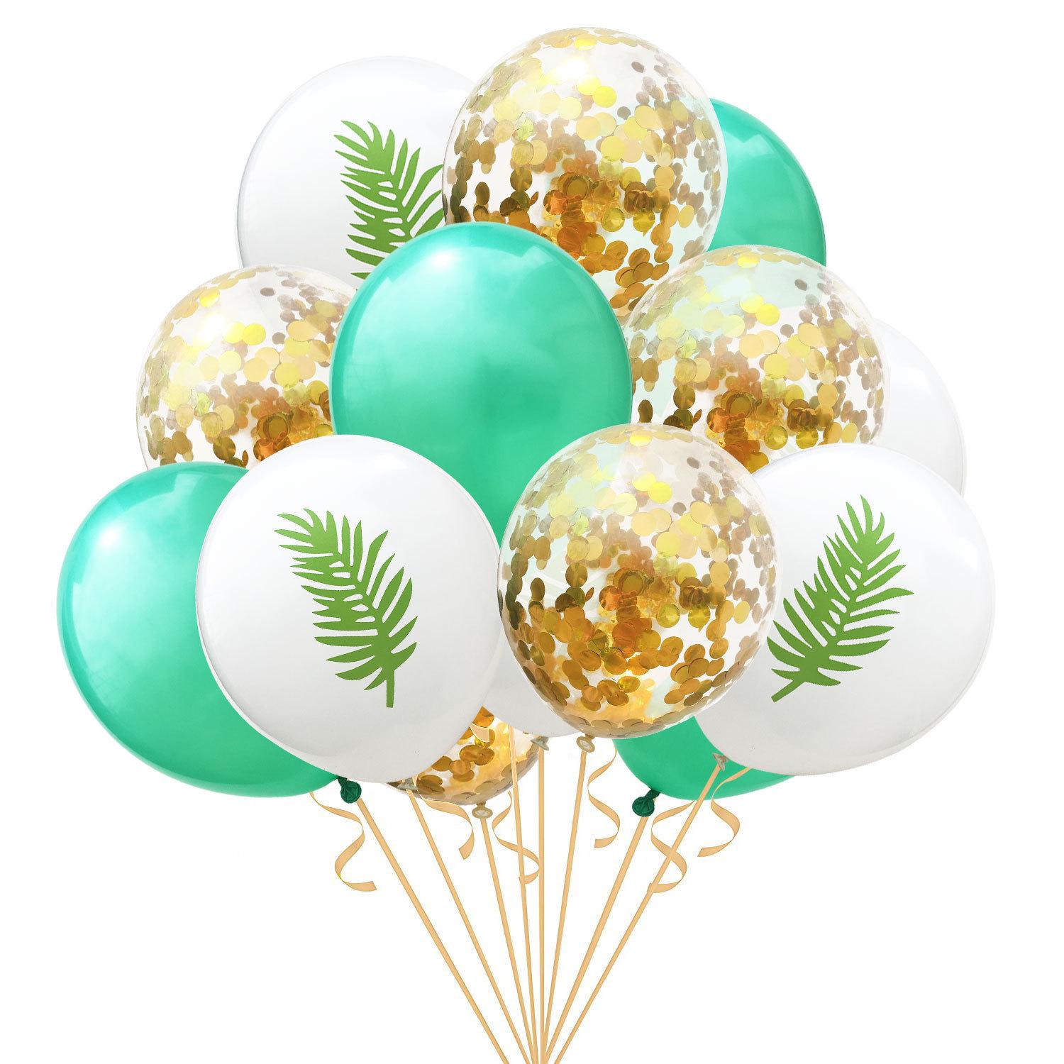 

15 шт./упак. надувной 12-дюймовый ананасовый воздушный шар на день рождения, надувной детский праздничный шар