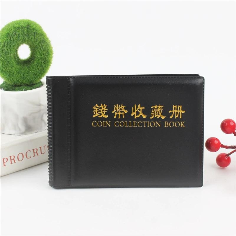 60-Pocket Mini Coin Collection Album Portable Coin Protective Holder Compact Storage Binder with Clear PVC Pages