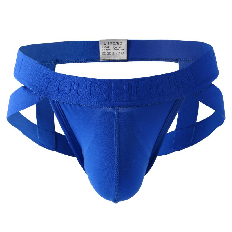 Men's Cotton Briefs Underwear Sexy Jockstraps Thong