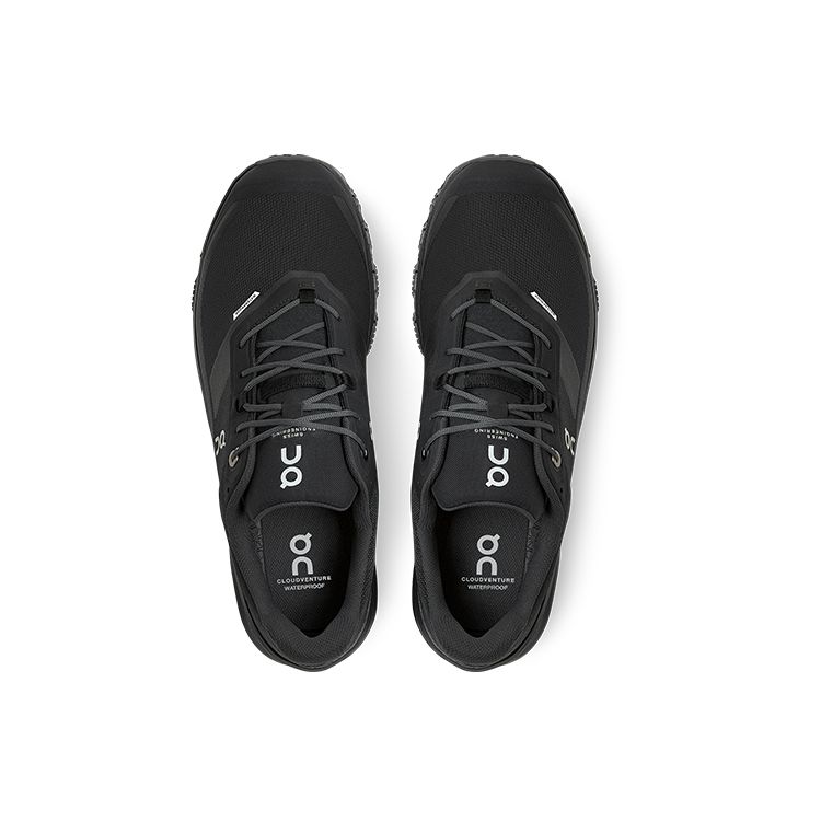 ON Cloudventure Vanntett Svart Herre Sneakers 32.99253