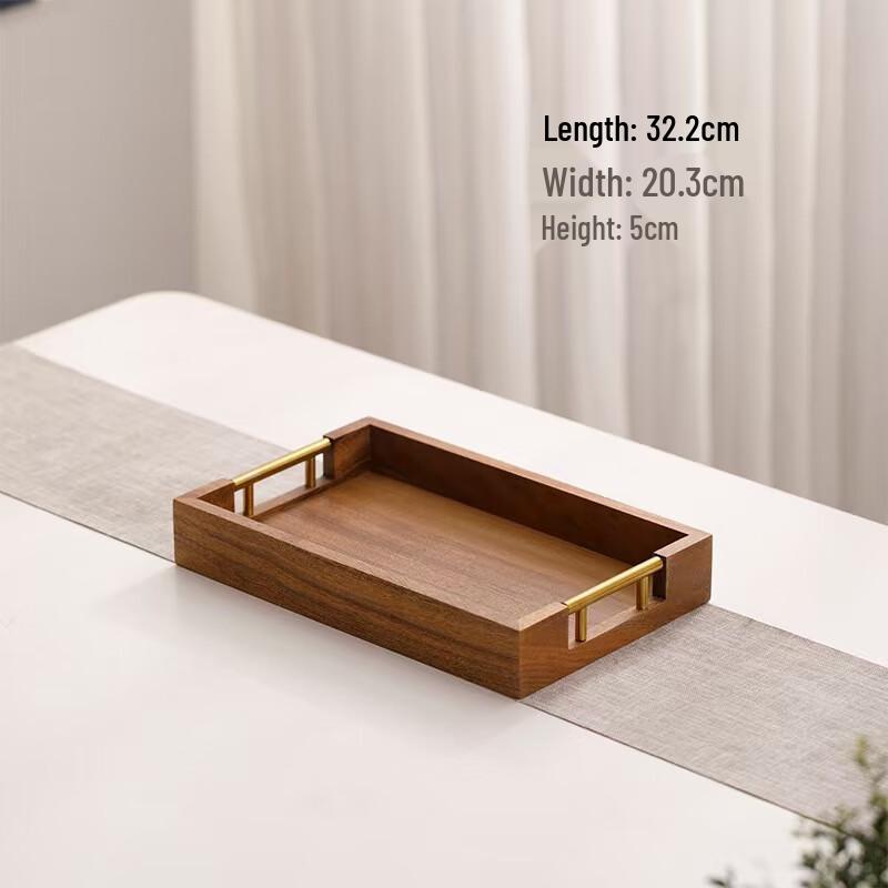 Chinese Style Retro Wooden Serving Tray
