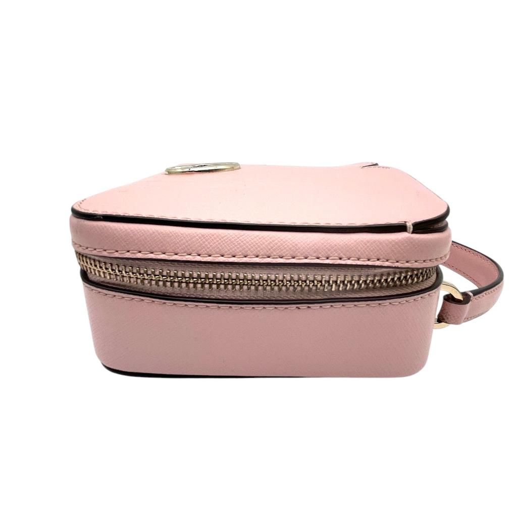 Used Kate Spade 2-way handbag/shoulder bag Vanity Vanity Mini Top Handle BagHandbag pink/black leather Women